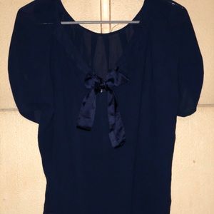Sheer dress top